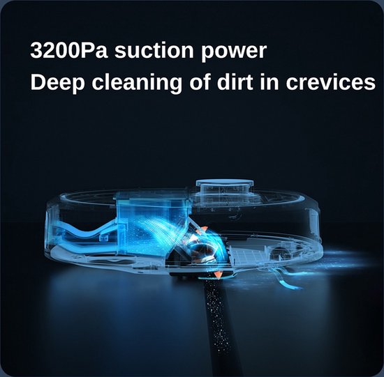 ROIDMI EVA - Robotstofzuiger - Dweilrobot - Wit