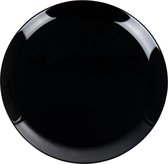 Luminarc Diwali Noir zwart bord - Set van 4 - Opaal - 25cm