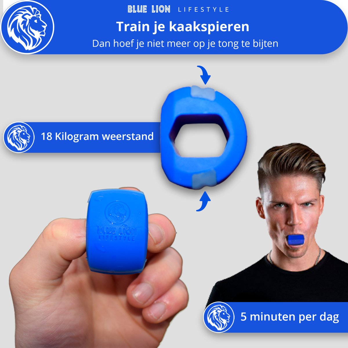 Kaaktrainer voor een Strakkere Kaken - Siliconen Spiertrainer voor Kaaktrainer voor een Strakkere Kaken - Siliconen Spiertrainer voor