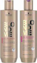 Schwarzkopf Blond Me All Blondes Shampooing Riche 300 ml + Après-shampooing 250 ml