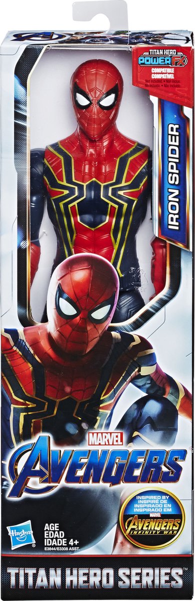 Marvel Avengers Titan Hero Power FX  Iron Spider - Speelfiguur 30cm — afbeelding 8