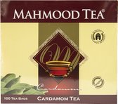 Mahmood Tea Kardemom Thee - 100 Theezakjes - Ceylon Thee - Cardamom Tea - 100 Tea Bags - Finest Ceylon Tea