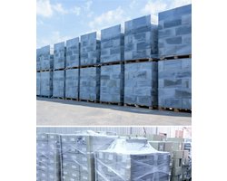 Rekfolie - Wikkelfolie - Stretchfolie - Inpakfolie - Krimpfolie - Palletfolie - Verhuis - Pallet - Transparant - 20 micron - 50 cm x 320 m - 1 rol - 3 kg