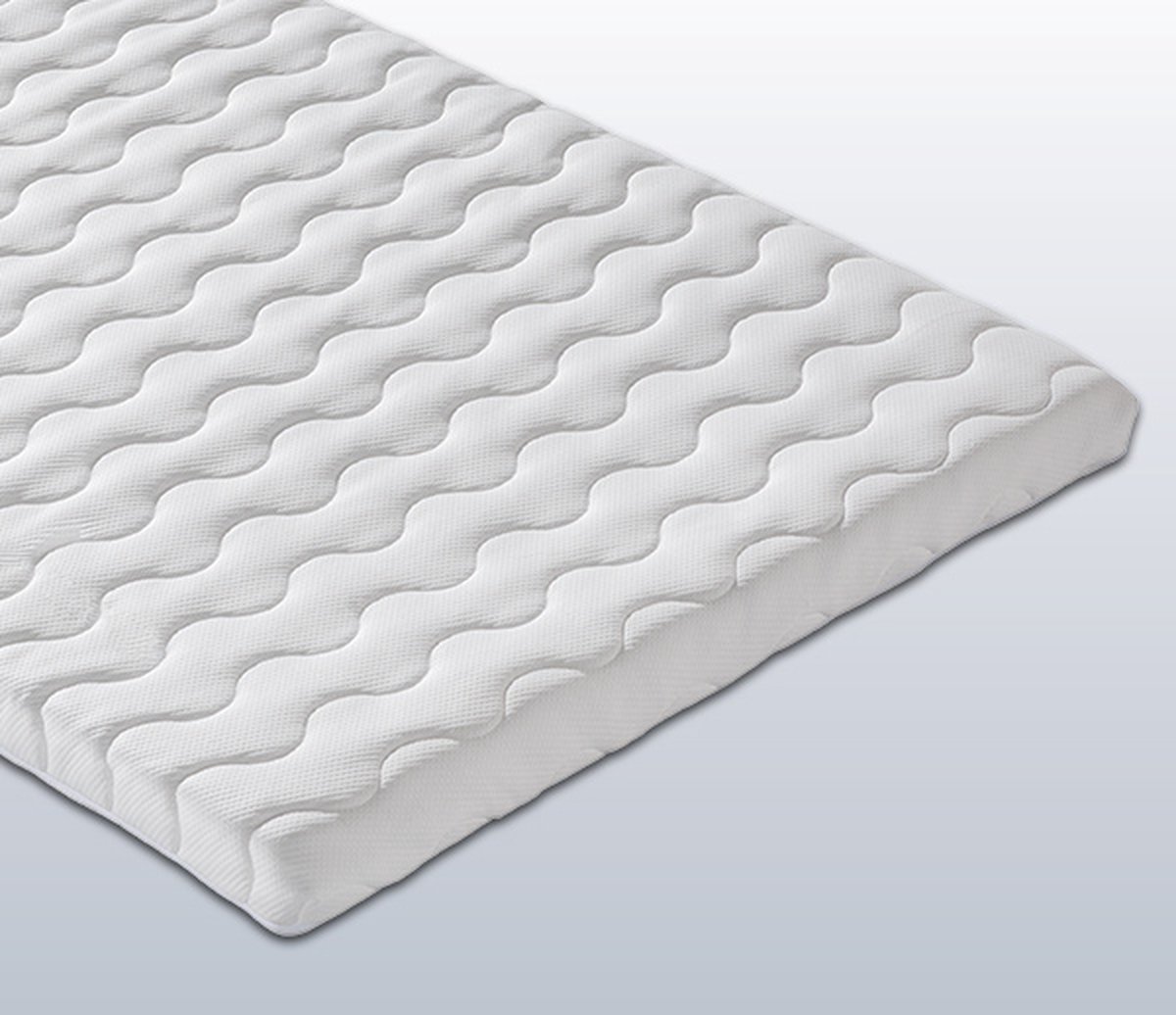 Topmatras-Topdek koudschuim HR - Comfort Plus Tijk 80X200x9cm Gemiddeld