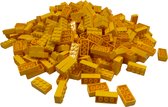 100 Bouwstenen 2x4 | Geel | Compatibel met Lego Classic | Keuze uit vele kleuren | SmallBricks