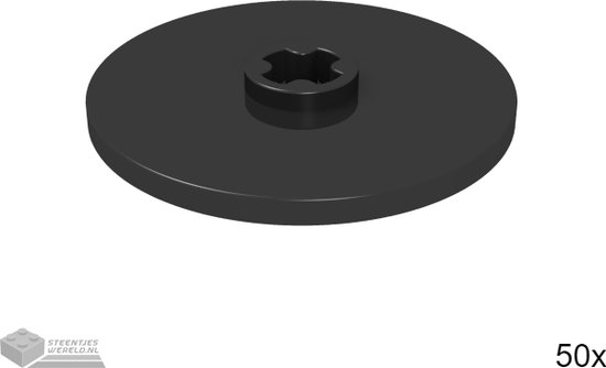 LEGO 2958 Zwart 50 stuks