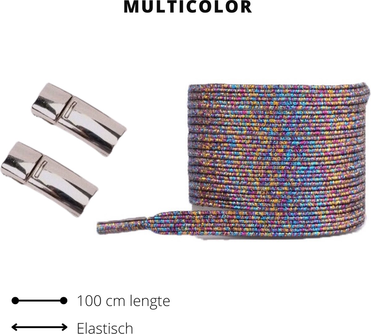 Beste Veters - Veters elastische - Veters Magnetische - Schoenaccessoires - Veters 100 cm - Veters zeven kleuren