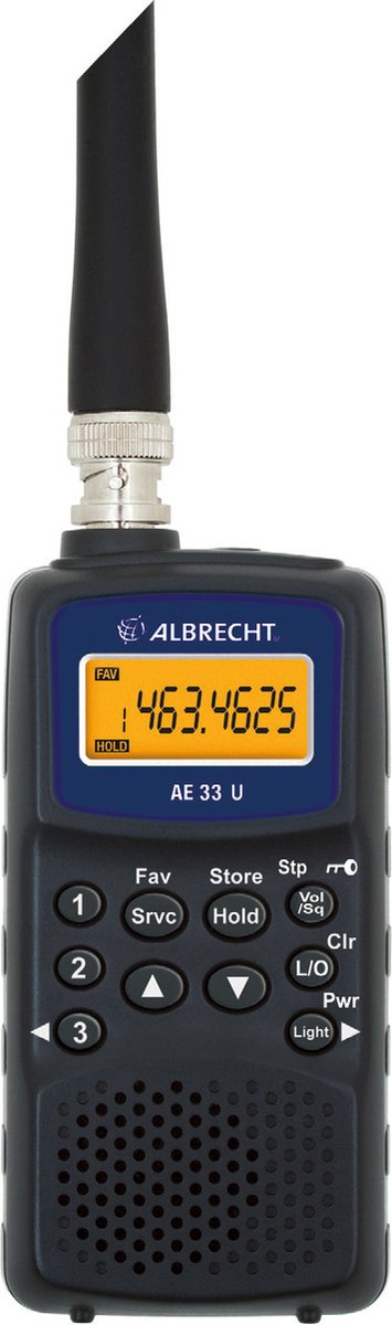 Albrecht AE33U handscanner met luchtvaart