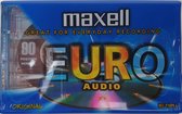 Maxell Euro audio Type I 90 minuten Cassettebandje
