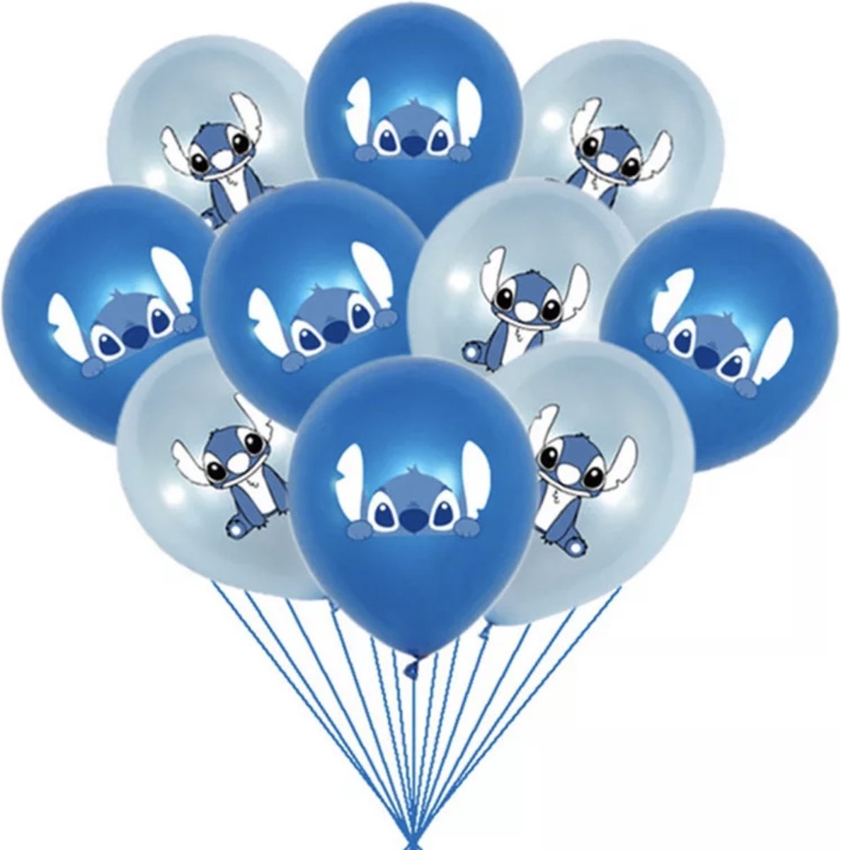 Ballons Stitch - Disney - Lilo et Stitch - 12 pièces - Anniversaire - Fête  d'enfants