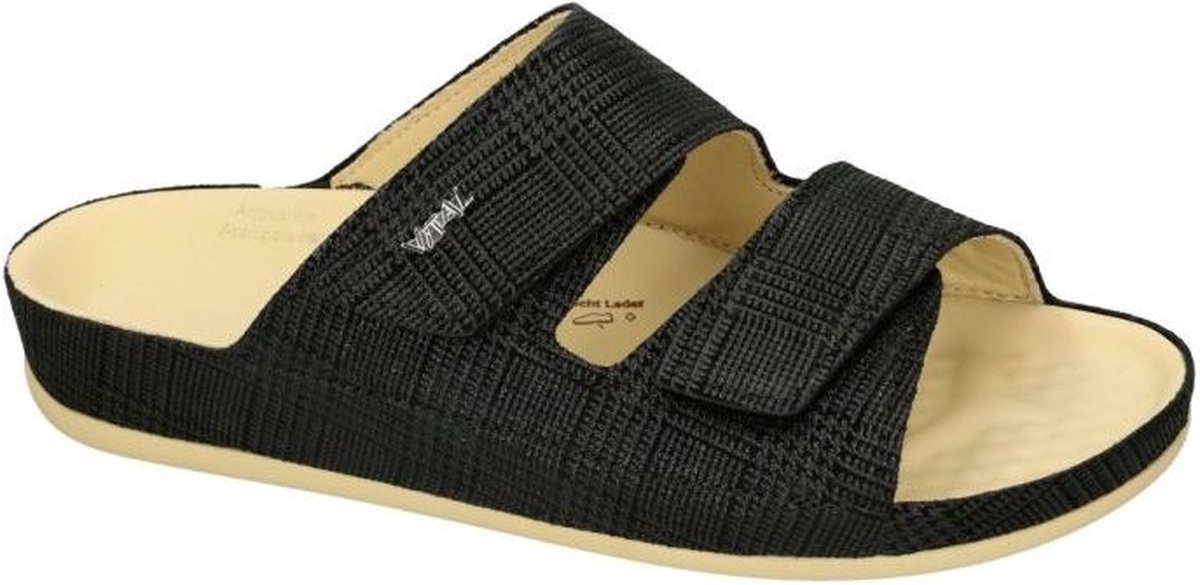 Vital Dames zwart slippers muiltjes maat 42 bol