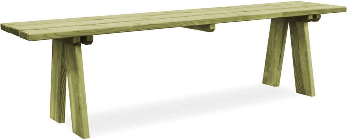 Decoways - Tuinbank 170 cm geïmpregneerd grenenhout