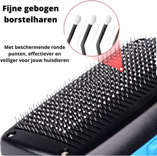 Metalen kam met houten handvat Metalen kam met houten handvat