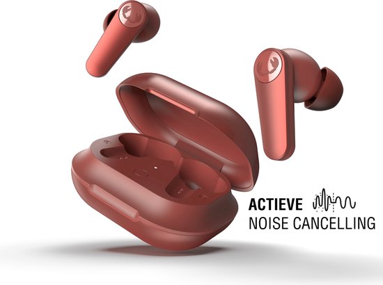 Fresh 'n Rebel Twins ANC - True Wireless oordopjes met Active Noise Cancelling - Safari Red