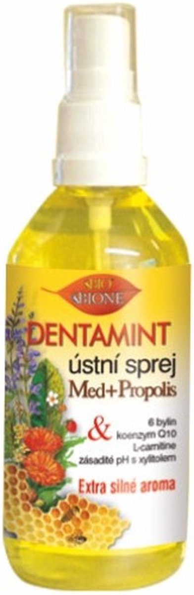 Bione Cosmetics - Med + propolis Dentamint ústní sprej