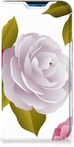 Telefoon Hoesje Cadeau voor haar iPhone 14 Pro Wallet Flip Case Roses