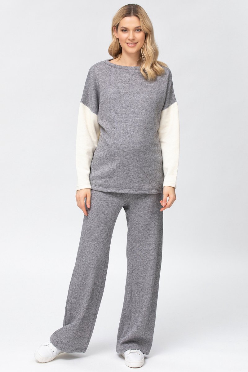 PIETRO Brunelli TROUSERS THE COZY PANTS GREY M