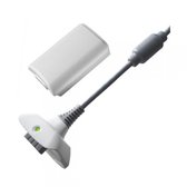 XBOX 360 controller accu met oplaadkabel - grijs