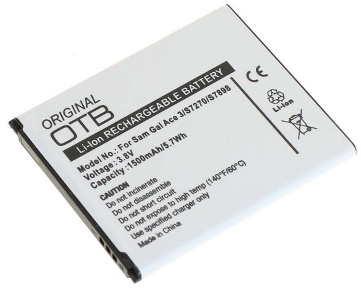 Batterij voor Samsung Ace 3 GT-S7270 Trend 2 (Past niet voor Samsung Galaxy Ace 3 GT-S7275)