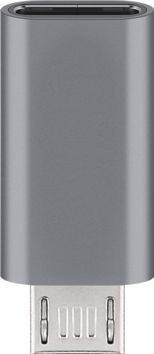 Goobay USB-micro naar USB-C adapter zwart - 9550415