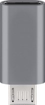 Bol.com Premium USB Micro B (m) - USB-C (v) adapter - USB2.0 / metaal aanbieding