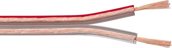 Luidsprekerkabel CCA 2 x 0,75mm2 - Transparant - 15 meter Luidsprekerkabel CCA 2 x 0,75mm2 - Transparant - 15 meter
