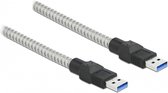 DeLOCK USB naar USB kabel - USB3.0 - tot 2A / metaal - 1 meter
