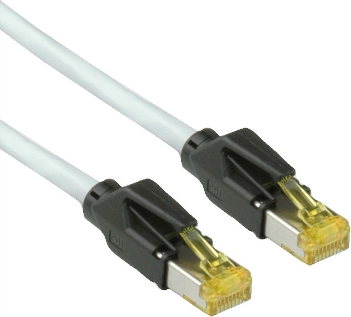 Draka UC900 premium S/FTP CAT6a 10 Gigabit netwerkkabel / grijs - 1 meter