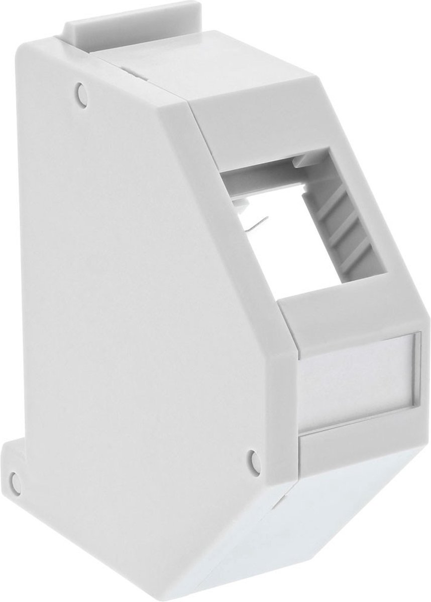 DIN-Rail houder voor 1 Keystone module met aarde en DIN-Rail ...