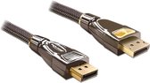 Delock - Câble moniteur DisplayPort - anthracite - 3 mètres