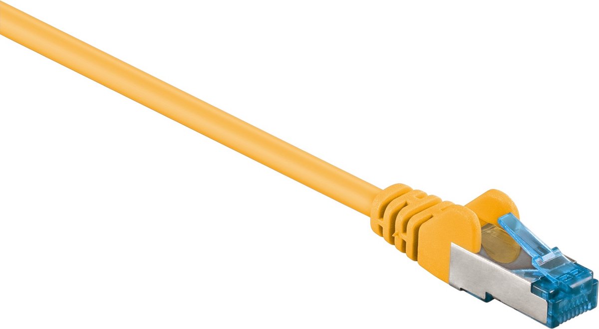 S/FTP CAT6a 10 Gigabit netwerkkabel / geel - LSZH - 20 meter