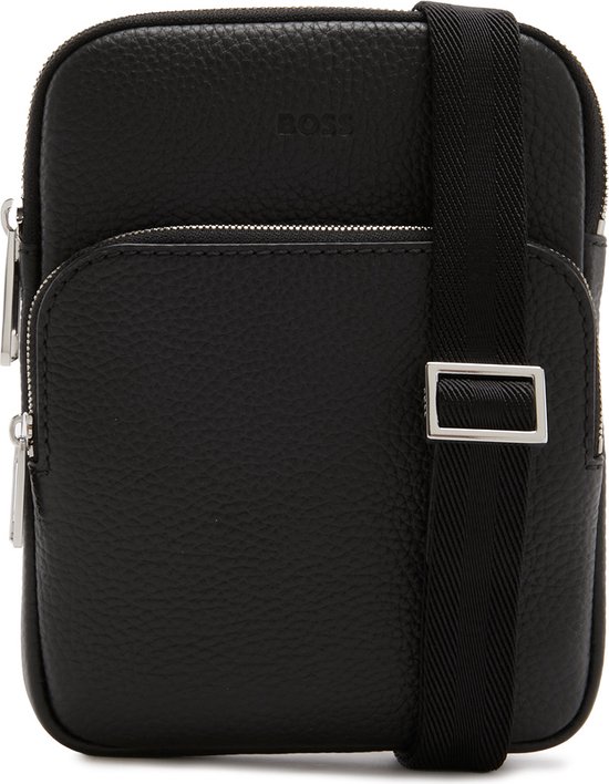 Hugo Boss BOSS Heren Crossbody tas Leer Zwart