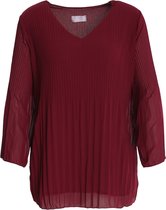 Cassis Effen blouse in voile