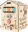 Afbeelding van het spelletje Juliard.Club houten Educatief Speelhuis  - Montessori houten speelhuis - educatief speelgoed voor kinderen - kleurrijk