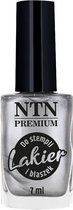DRM Stempellak NTN Premium Zilver 7ml. - Zilver - Glanzend - Gel nagellak
