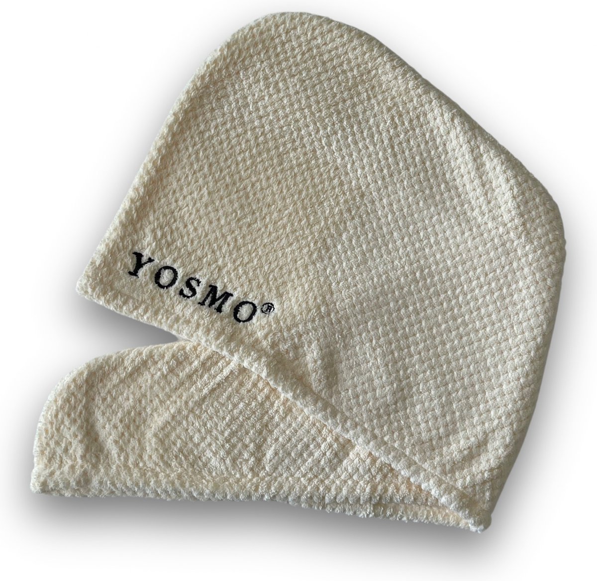 YOSMO - Sneldrogend haarhanddoek - microvezel - kleur ivoor