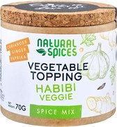 Habibi Veggie  - Veggie Topping - Kruidenmix - 100% Natuurlijke Smaakmaker - Duurzame verpakking - Natural Spices