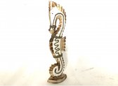 Sculpture - sculpture hippocampe H60 - en corde - fait main