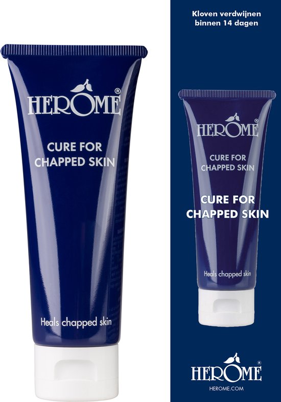 Herome Klovenkuur - Cure For Chapped Skin - Bestrijdt en verzacht nare kloven! Zorgt ervoor dat eenmaal ontstane kloven zacht worden en snel verdwijnen - 75ml.