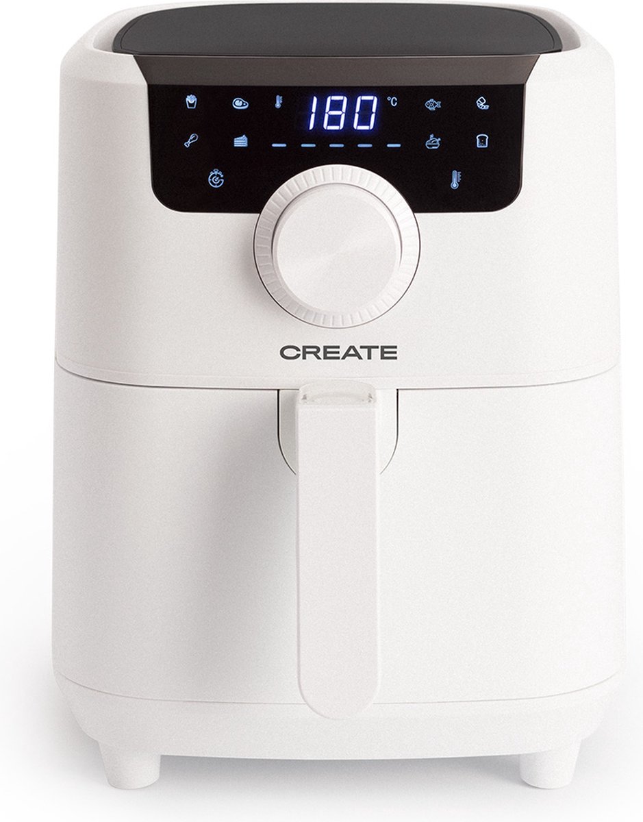 Create AIR FRYER PRO Heteluchtfriteuse 3 5L BPA free 8 voorgeïnstalleerde programma's Wit