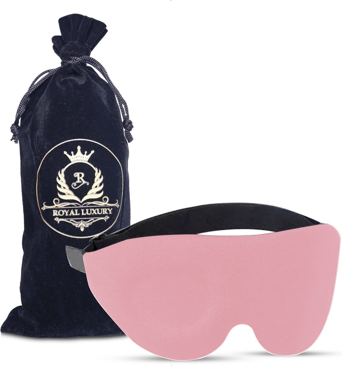 Bol.com Royal Luxury - Oogmasker Slaap - Oogmasker - Slaapmasker - Maskers - Mask - Slaapmasker Vrouwen - Slaapmasker Kinderen -... aanbieding