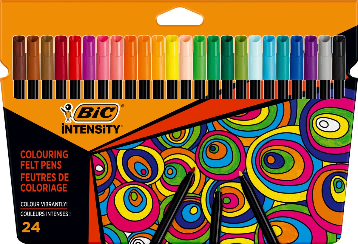 STABILO Pen 68 ARTY - 18 Feutres de coloriage - couleurs assorties Pas Cher