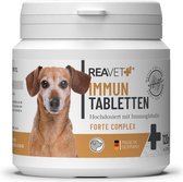 ReaVET - Immuun Tabletten voor Honden - Ondersteunt gezondheid en welbevinden - Rijk aan voedingsstoffen & met vitamine C - 120 stuks