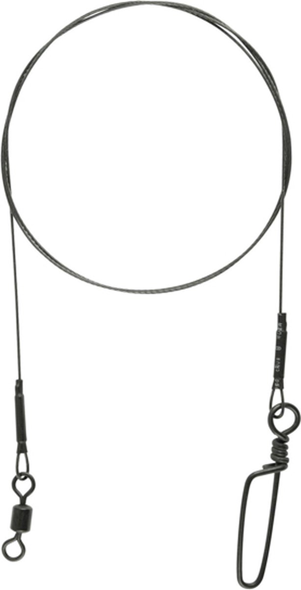 Spro MB Leader Ti - 1X7W - 40lb - 40cm - Onderlijn - Mat Zwart van Spro — afbeelding 3