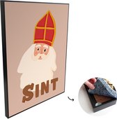 Akoestische Panelen - Geluidsisolatie - Akoestisch Wandpaneel - Wanddecoratie - Schilderij - 90x140 cm - Chocolade - Sinterklaas - Sint - Kinderen - Jongens - Meisjes - Kind - Geluidsdemper - Isolatie platen - Studio Schuim