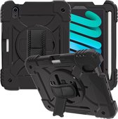 Hand Strap hoes armor case voor iPad mini (2021) - Zwart