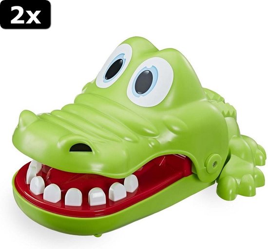 Afbeelding van het spel 2x Hasbro Gaming Krokodil met Kiespijn