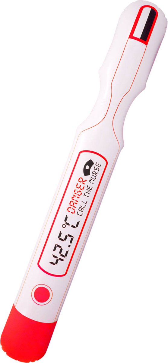 Opblaasbare Thermometer 57cm + Opblaasbare Bekerhouder