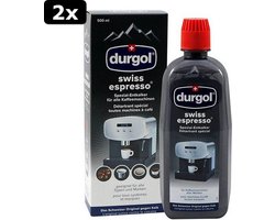 2x Durgol Swiss Espresso Ontkalker 500 ml