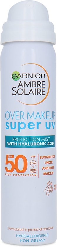 Garnier Ambre Solaire Over Makeup Super UV Protection Mist - 75 ml (SPF 